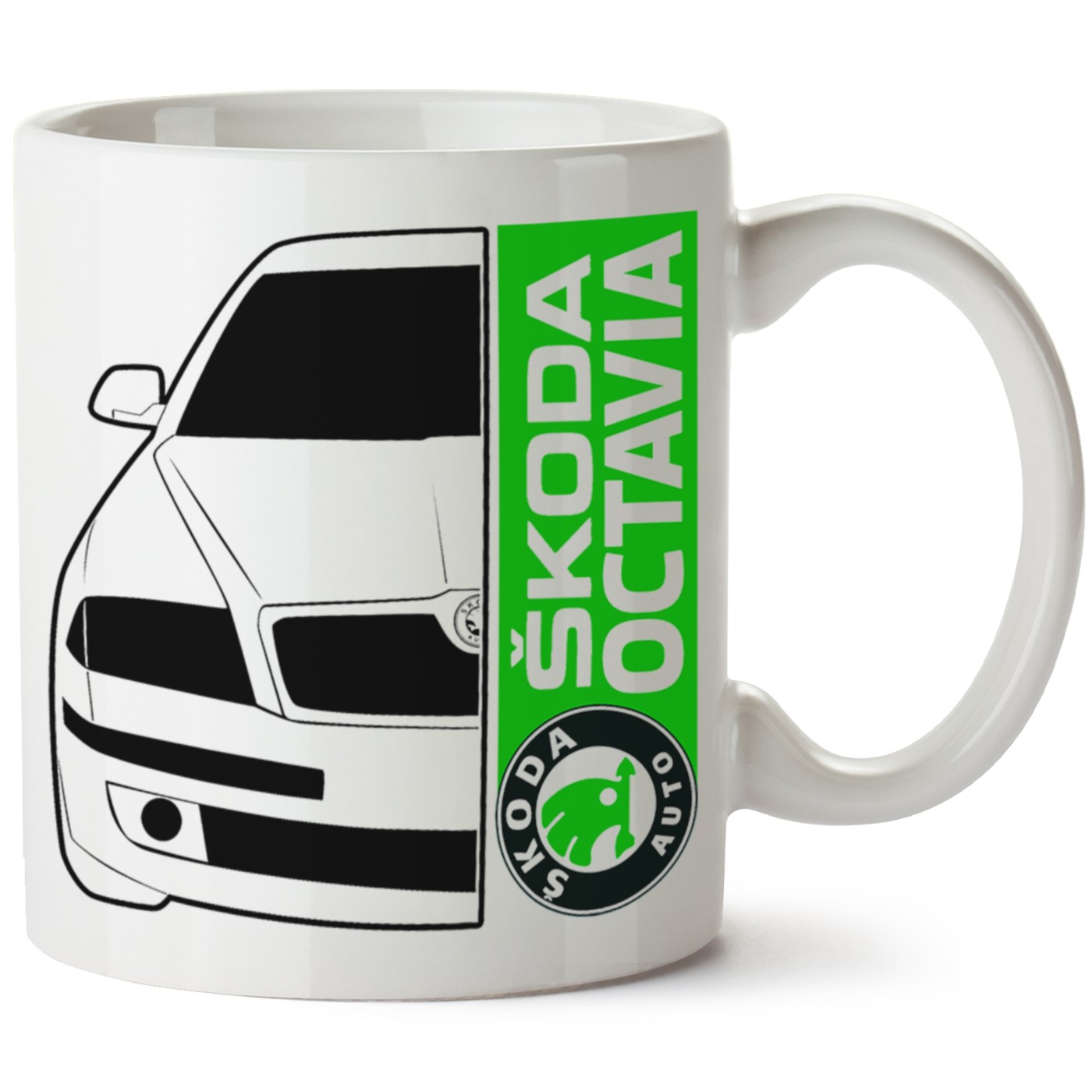 Skoda OctaviaA5 Baskılı Porselen Kupa Bardak