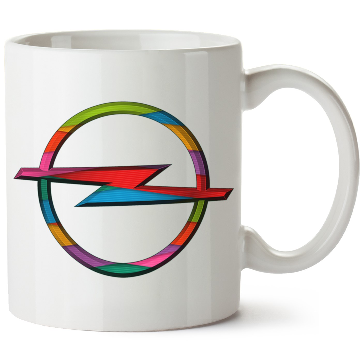 Opel Logo Baskılı Porselen Kupa Bardak