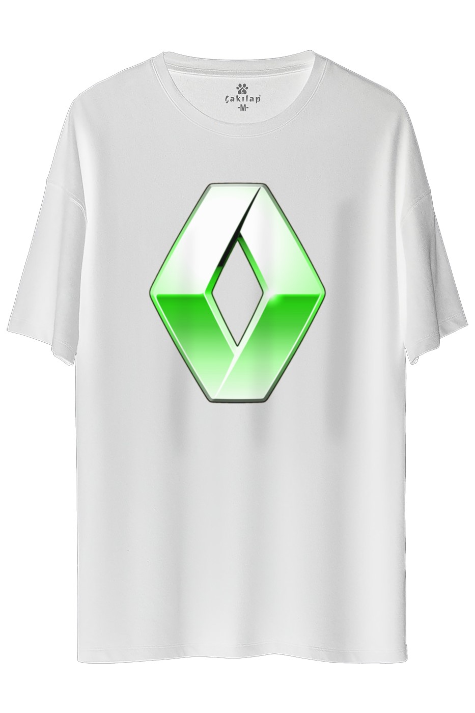 Renault Logo Baskılı Oversize Tişört