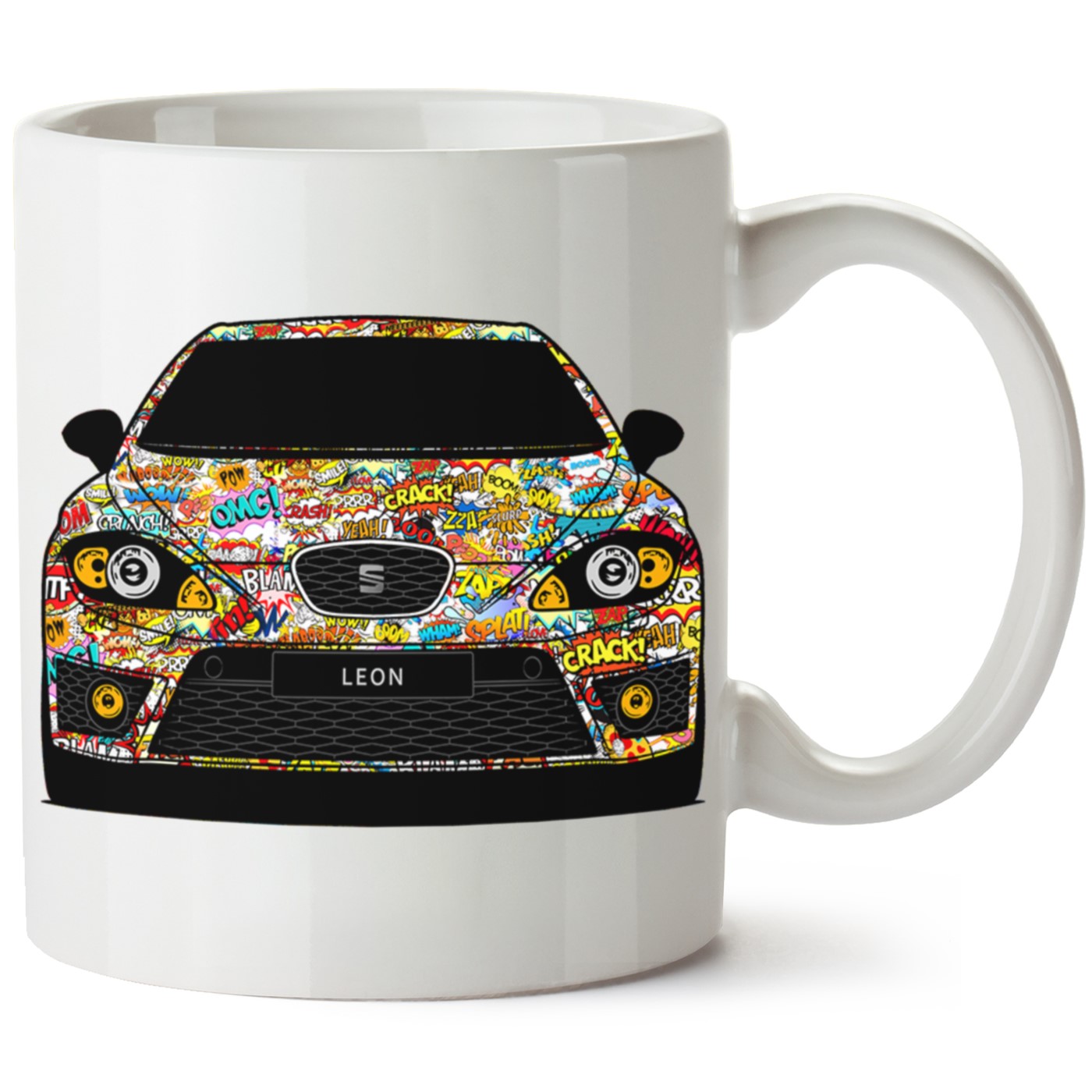 Seat Leon Mk2 Baskılı Porselen Kupa Bardak