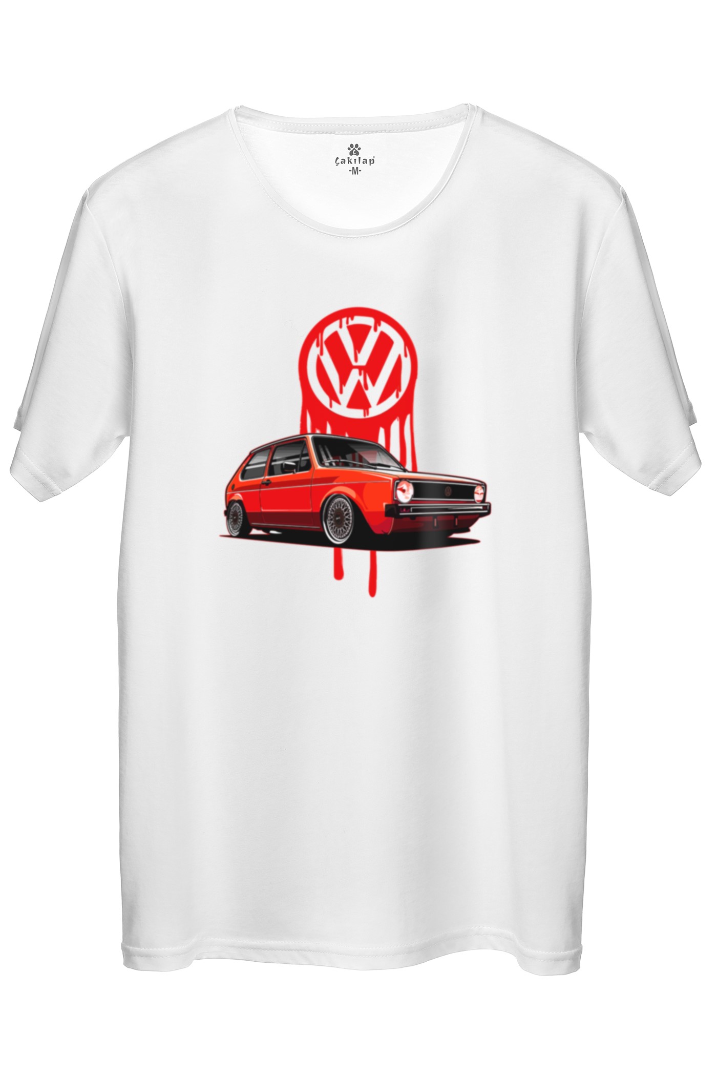 Vw Golf 1 Baskılı Regular Tişört