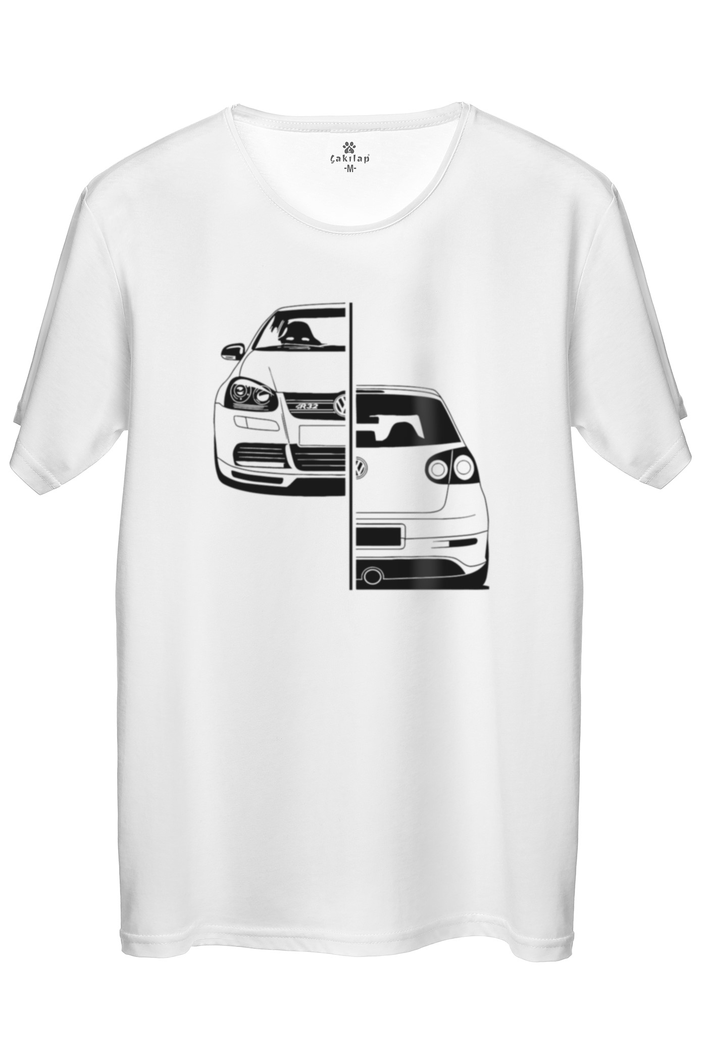 Vw Golf 5 Baskılı Regular Tişört