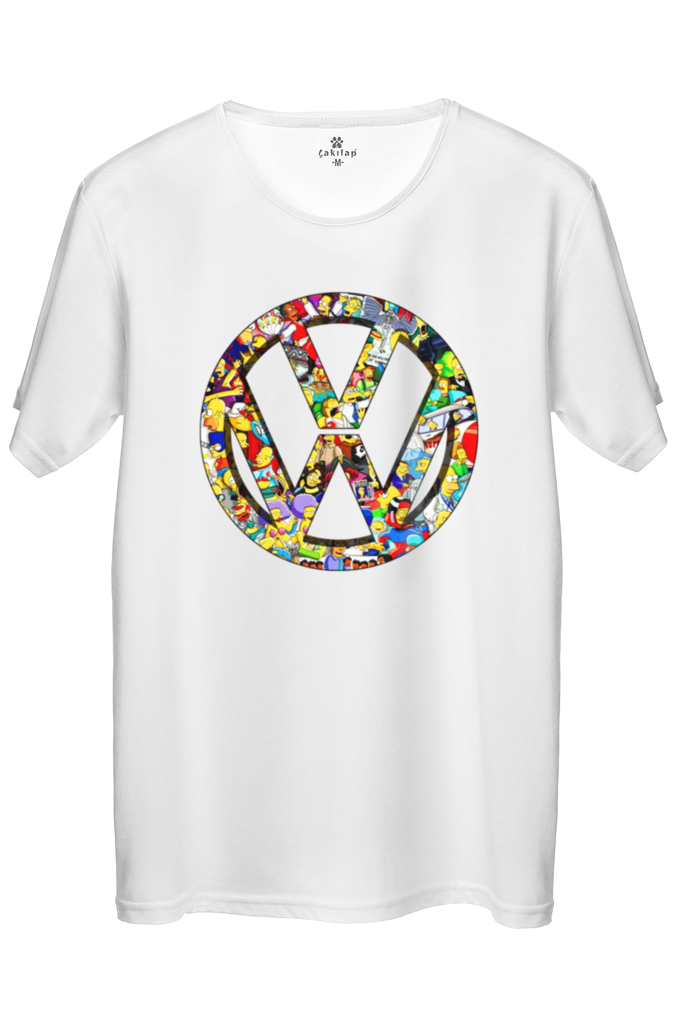 Vw Logo Baskılı Regular Tişört