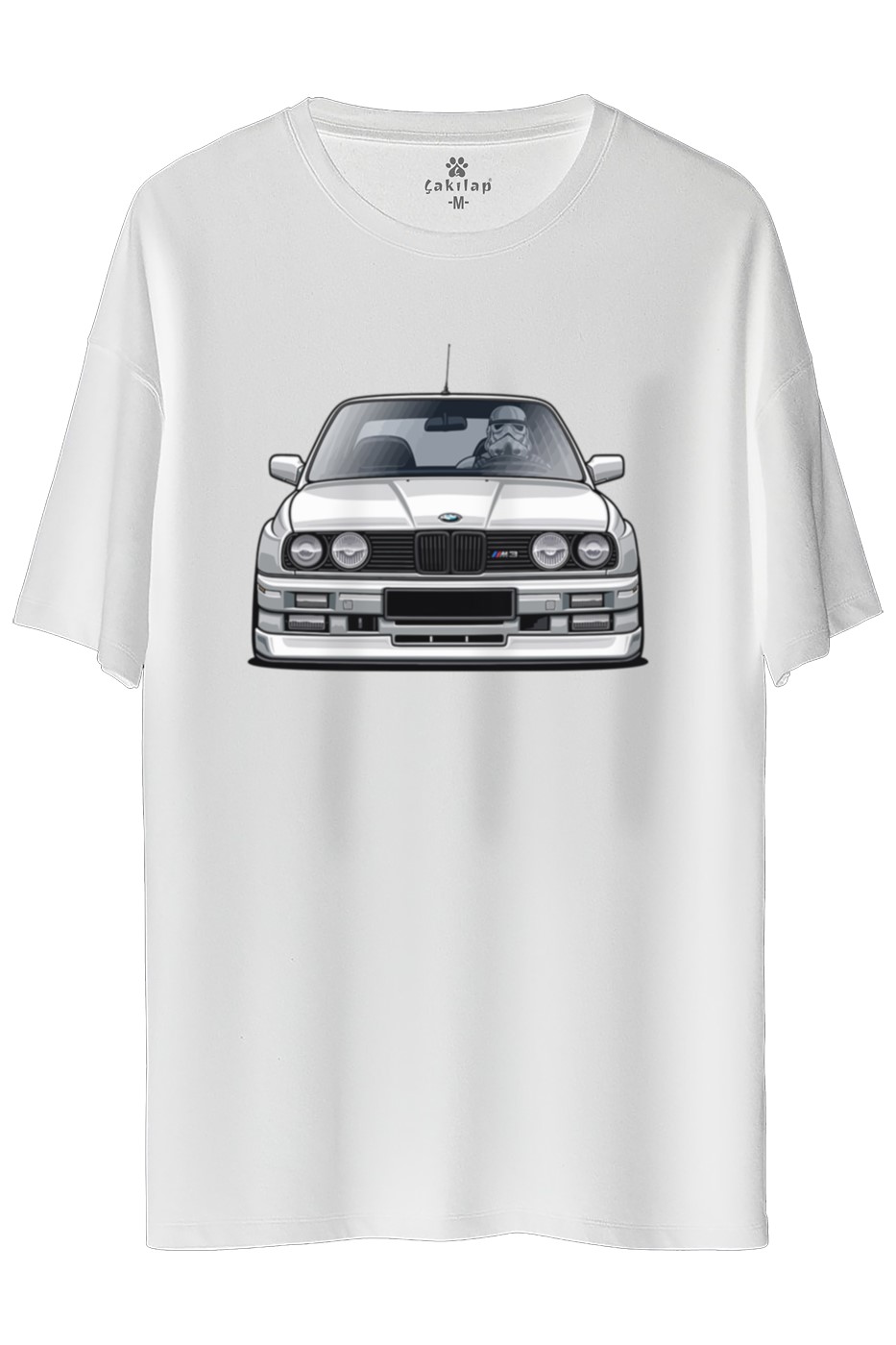 Bmw E30 Baskılı Oversize Tişört