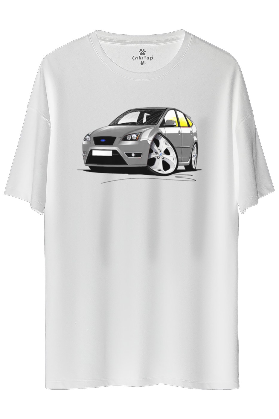 Ford Focus Mk2 Baskılı Oversize Tişört