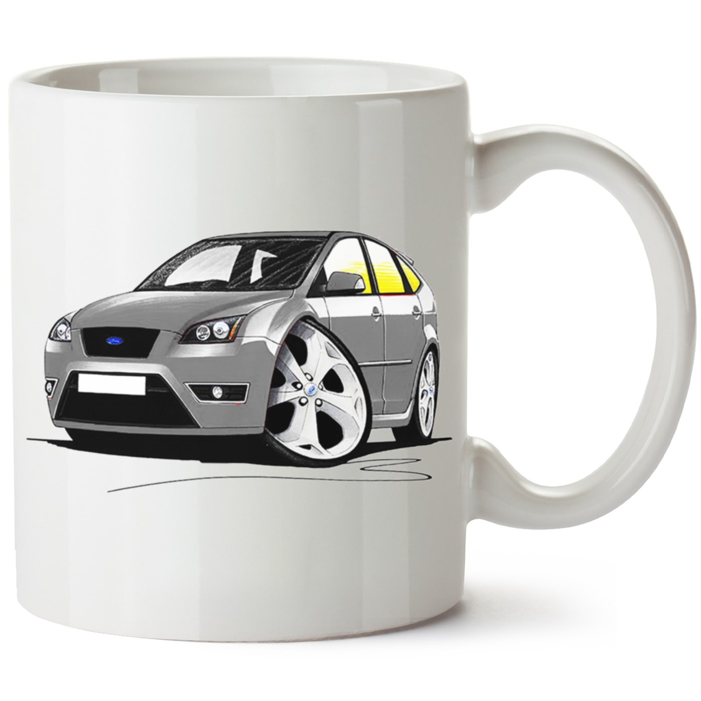 Ford Focus Mk2 Baskılı Porselen Kupa Bardak