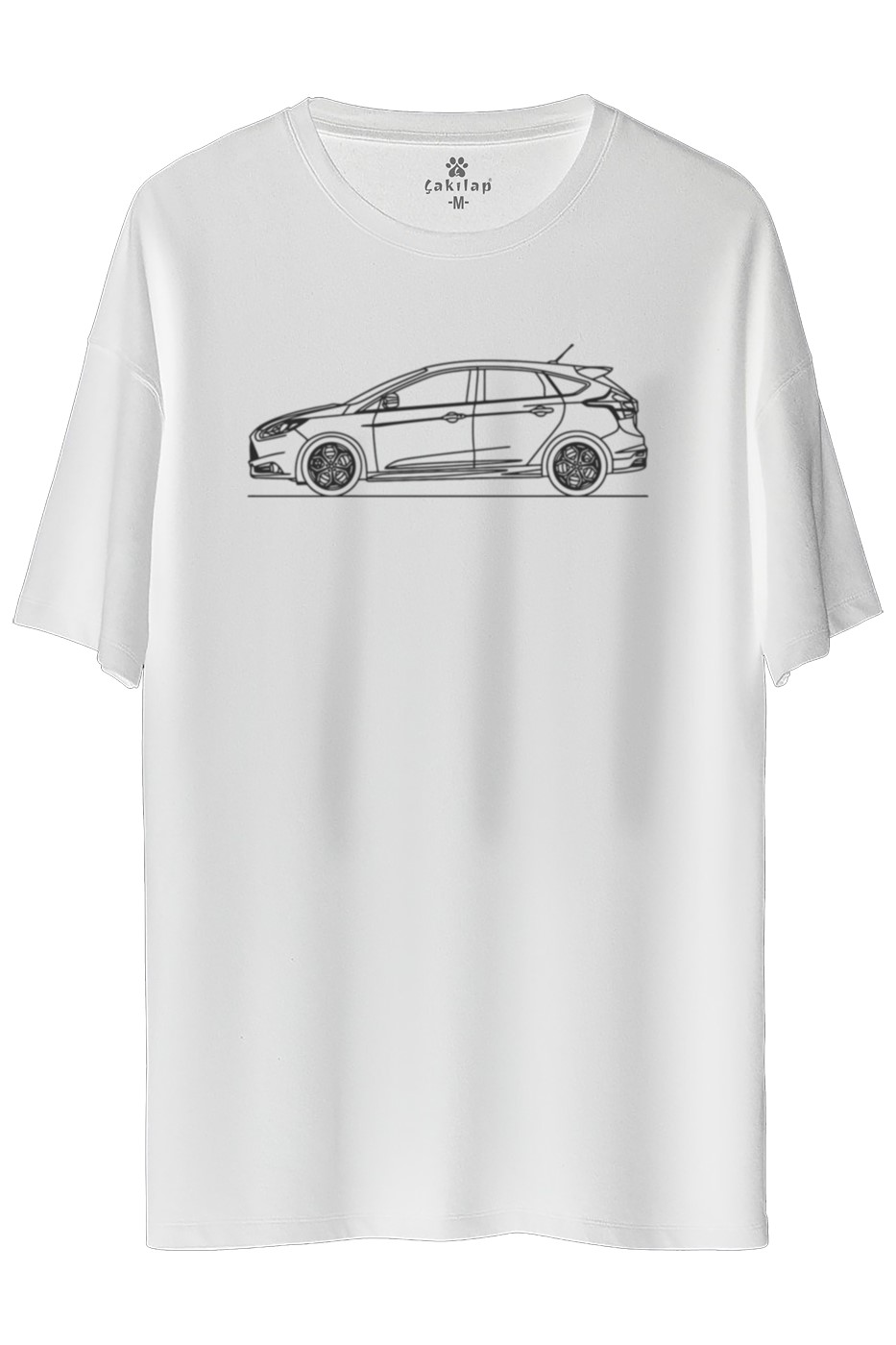 Ford Focus Mk4 Baskılı Oversize Tişört