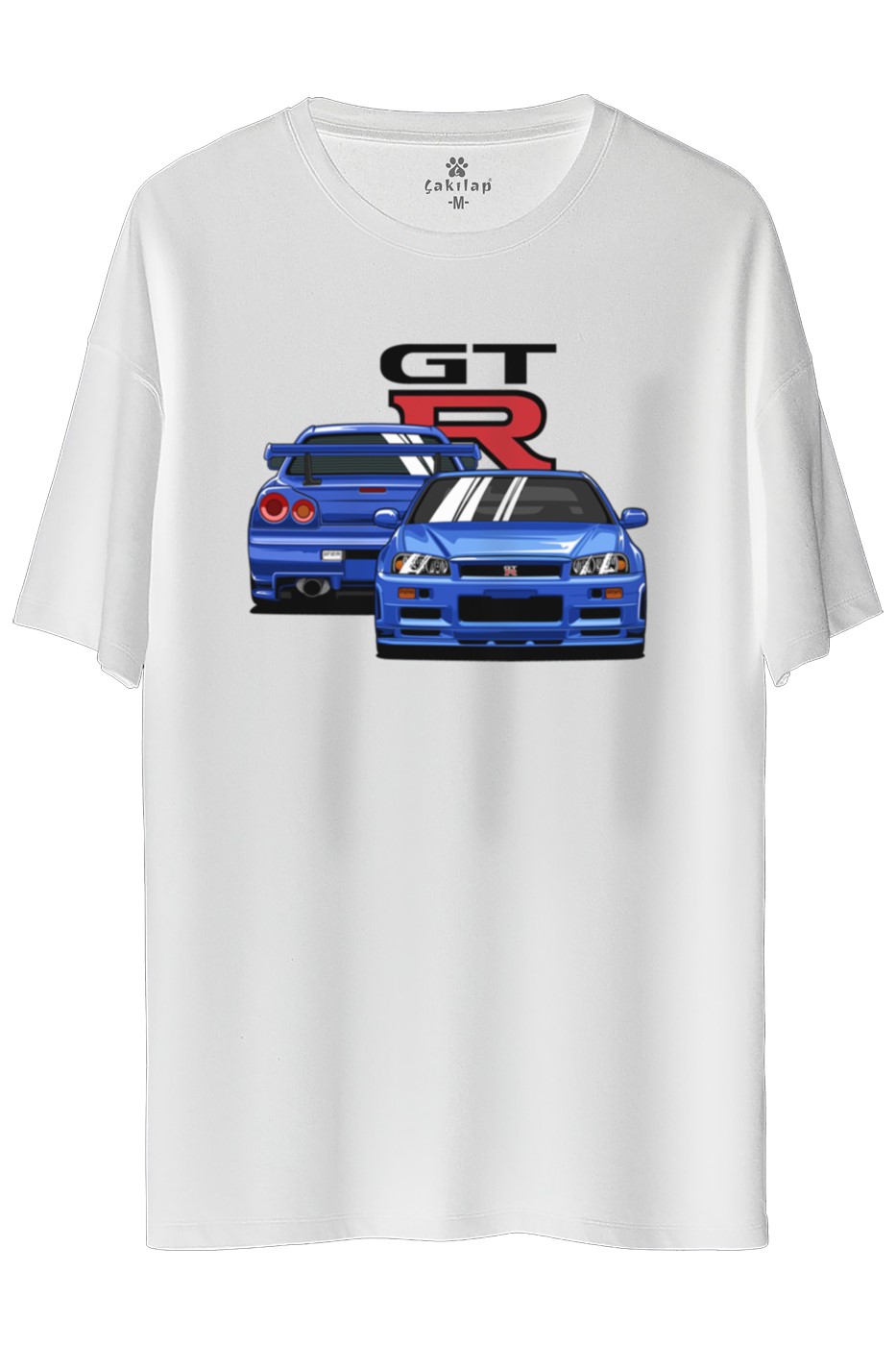 Nissan Gt-r34 Baskılı Oversize Tişört