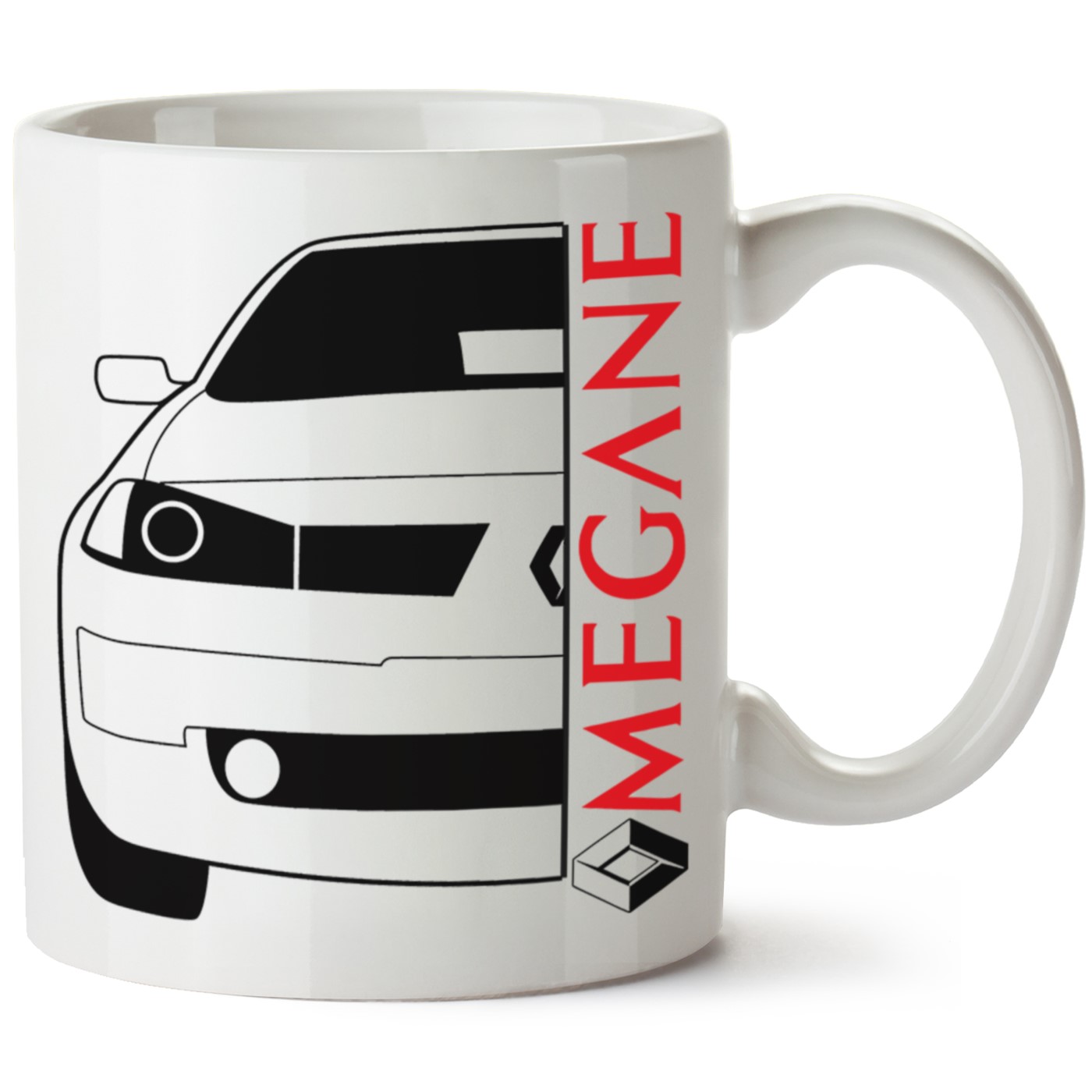 Renault Megane 2 Baskılı Porselen Kupa Bardak