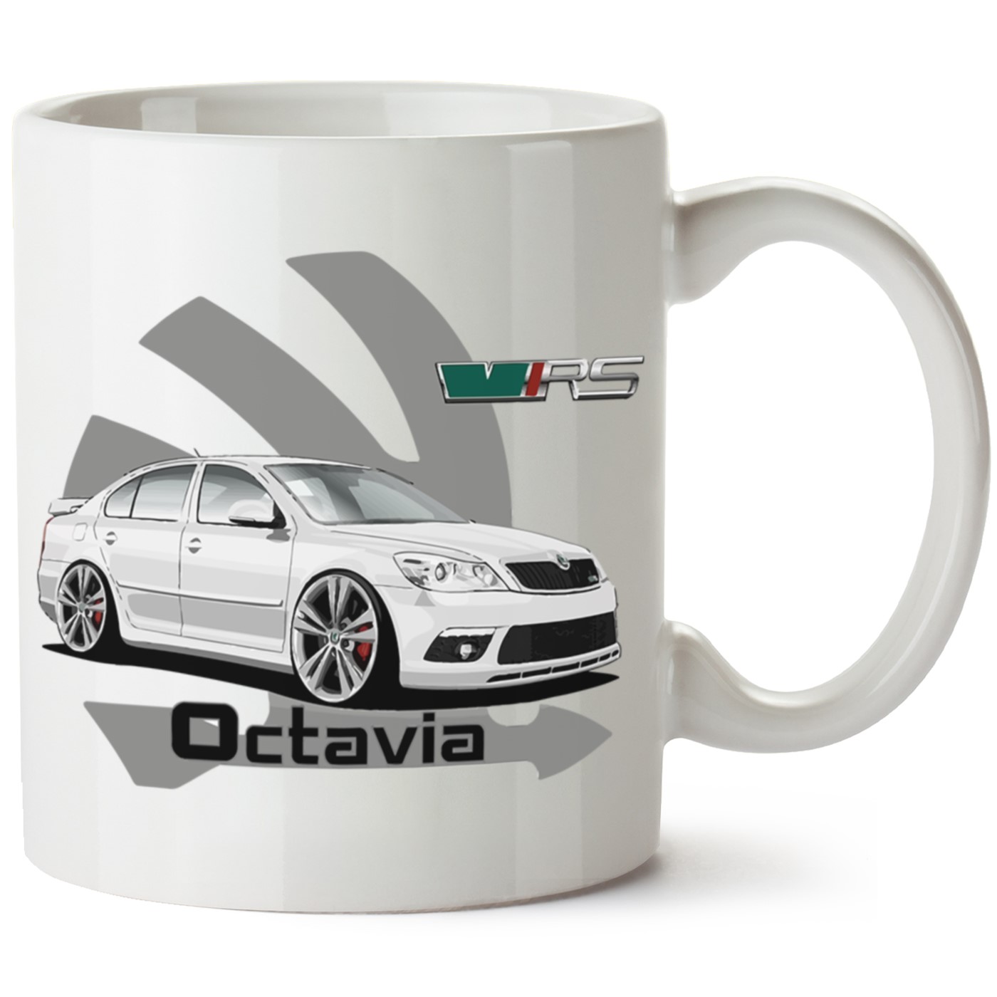 Skoda OctaviaA6 Baskılı Porselen Kupa Bardak