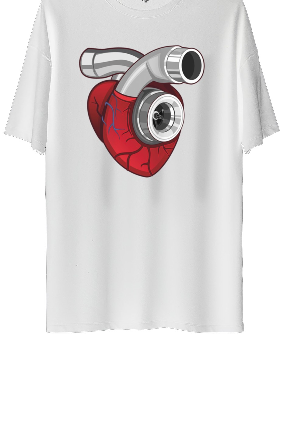 Turbo Baskılı Oversize Tişört