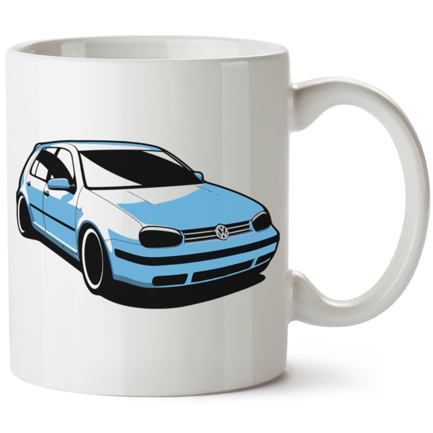 Vw Golf 4 Baskılı Porselen Kupa Bardak