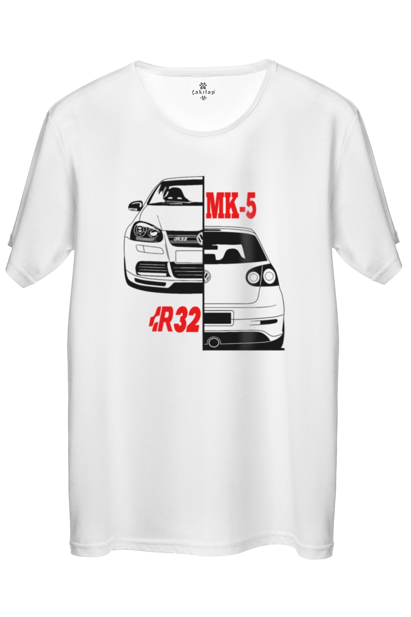 Vw Golf 5 Baskılı Regular Tişört