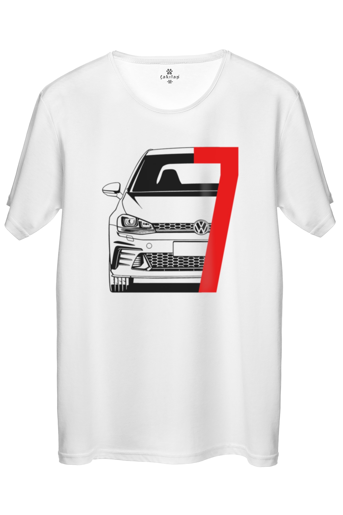 Vw Golf 7 Baskılı Regular Tişört