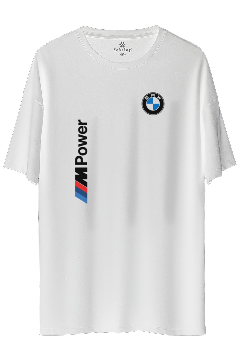 Bmw M Logo Baskılı Oversize Tişört
