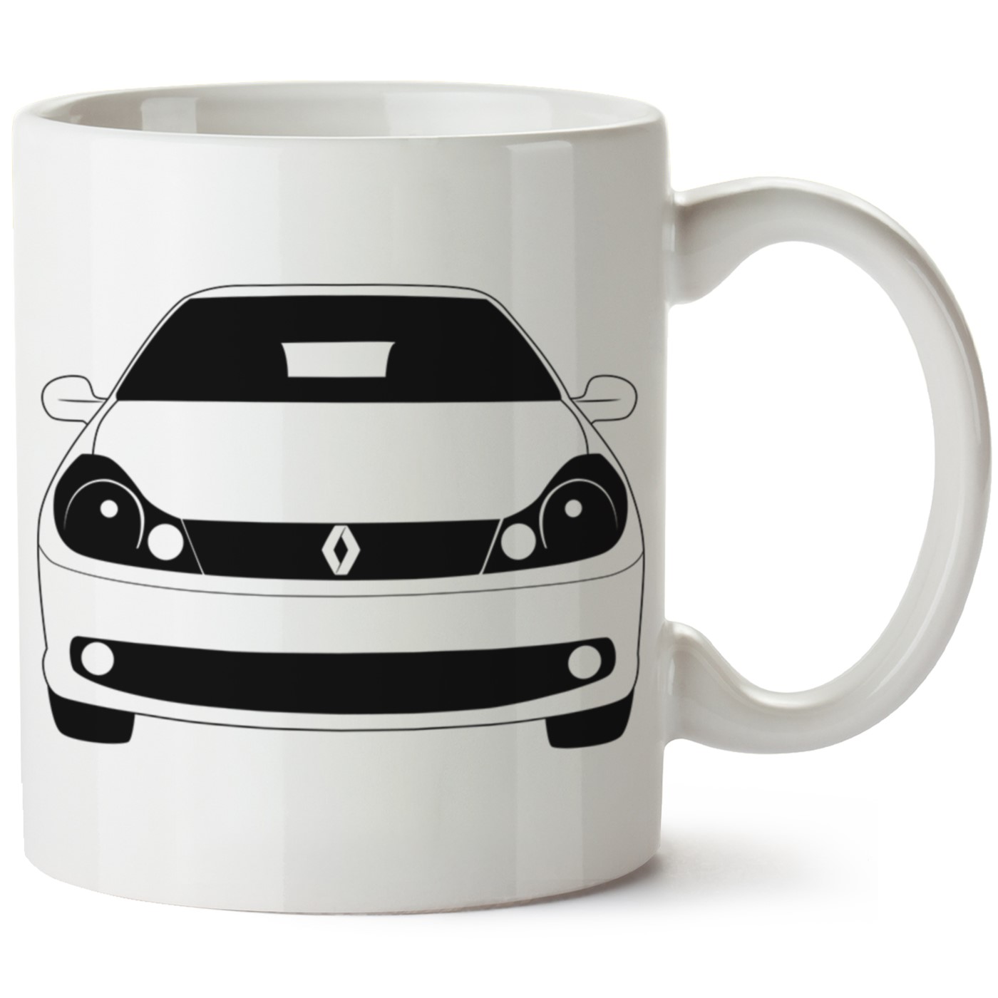 Renault Clio Symbol Baskılı Porselen Kupa Bardak