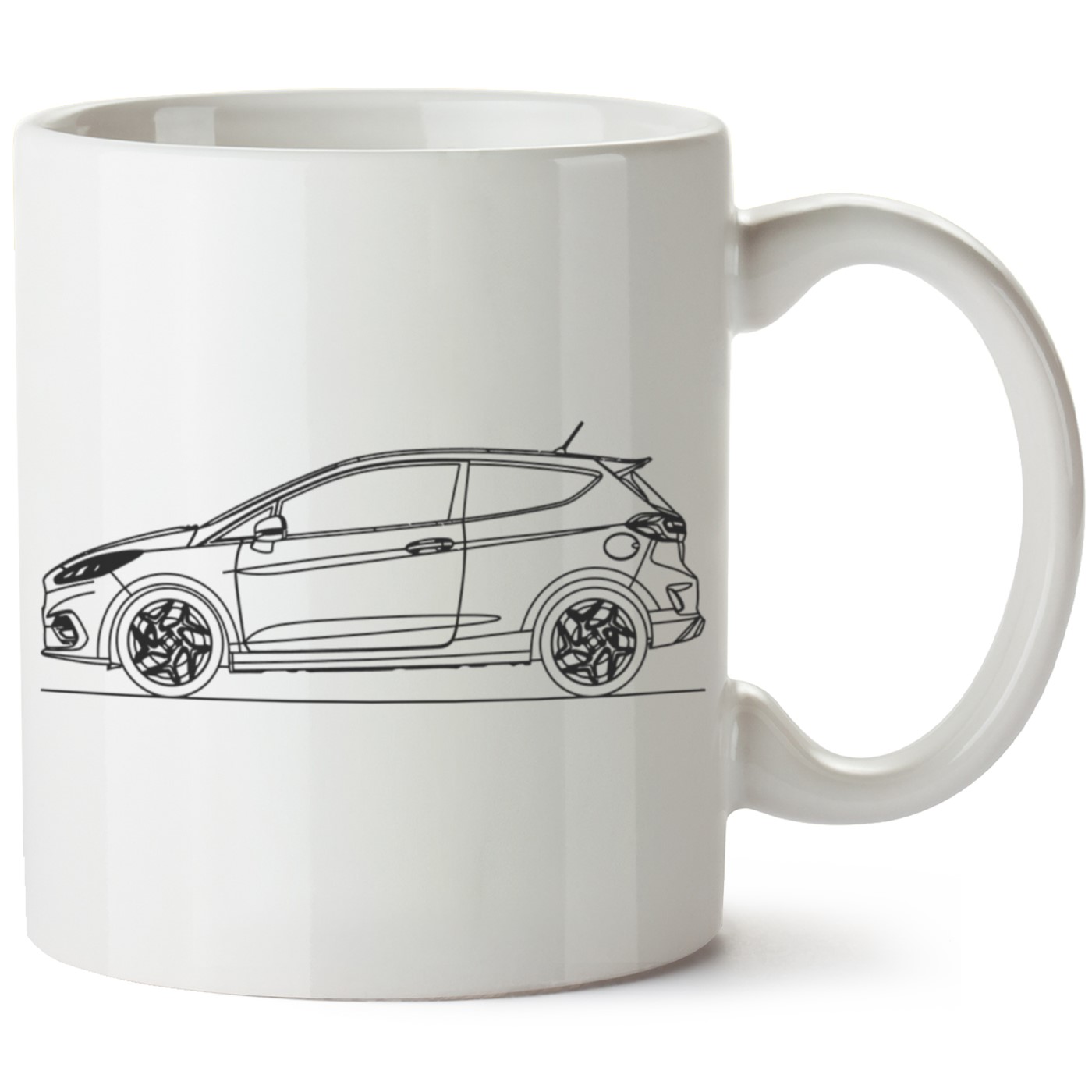 Ford Fiesta Mk8 Baskılı Porselen Kupa Bardak