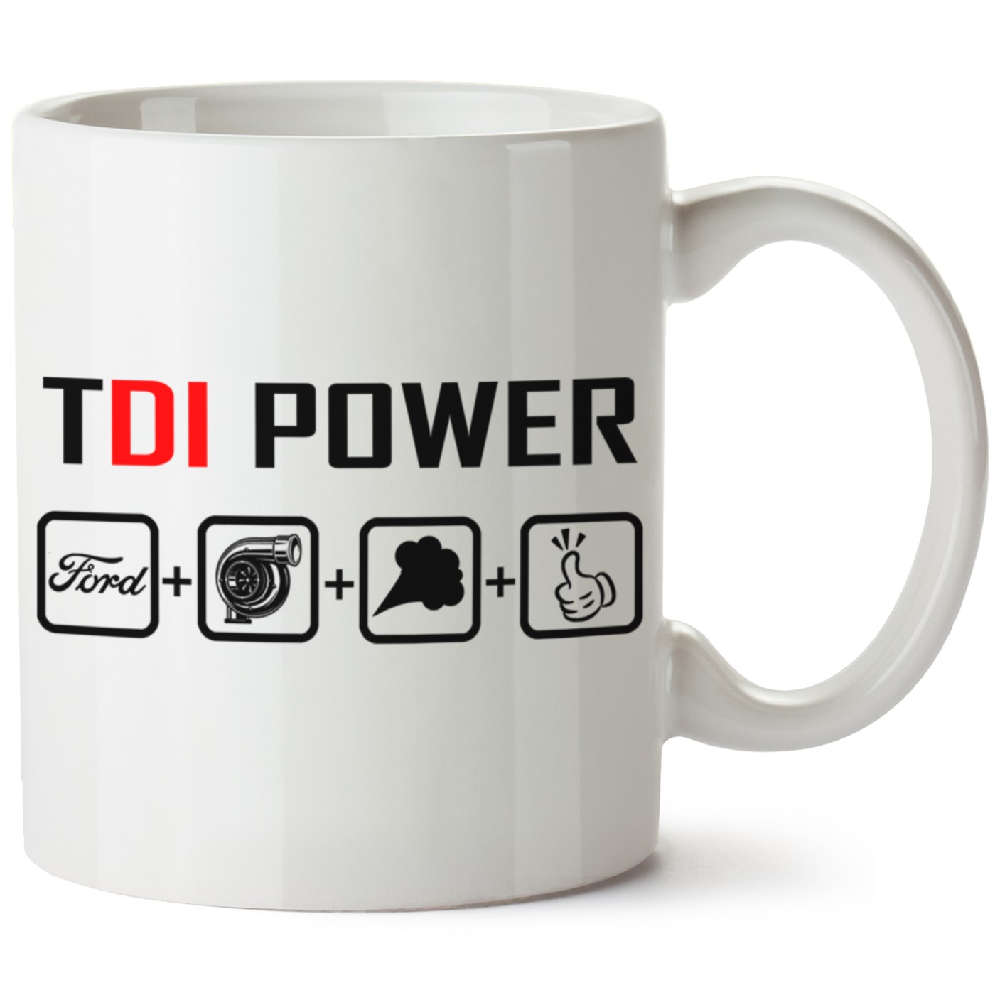 Ford Tdi Power Baskılı Porselen Kupa Bardak