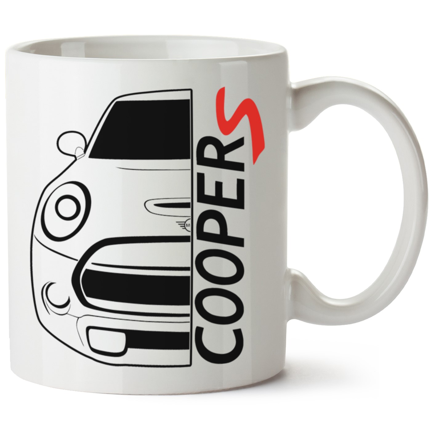 Mini Cooper Baskılı Porselen Kupa Bardak