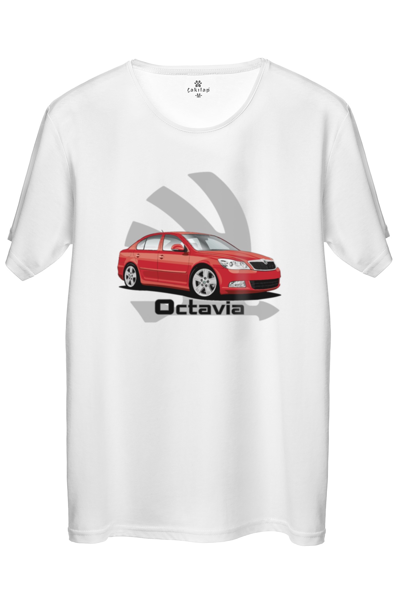 Skoda OctaviaA6 Baskılı Regular Tişört