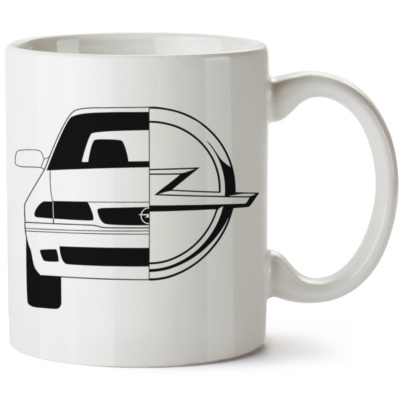 Opel Astra F Baskılı Porselen Kupa Bardak