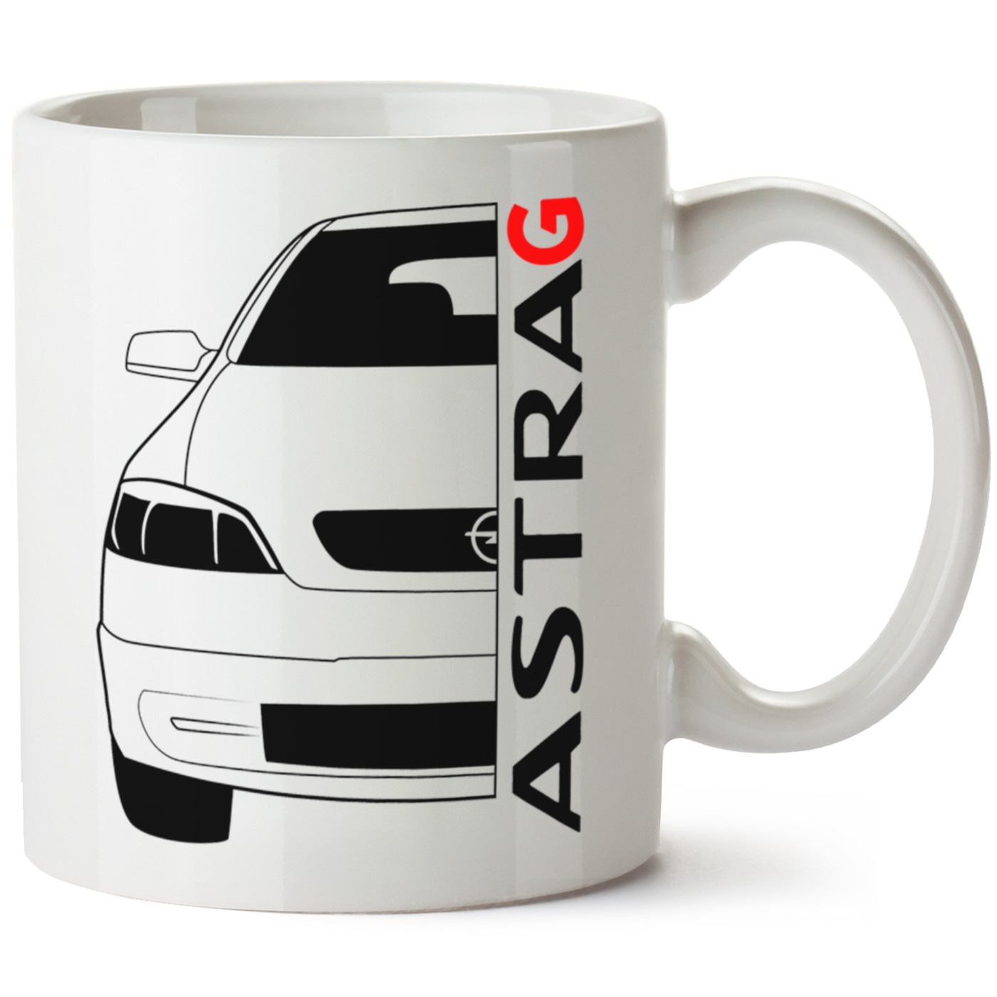 Opel Astra G Baskılı Porselen Kupa Bardak