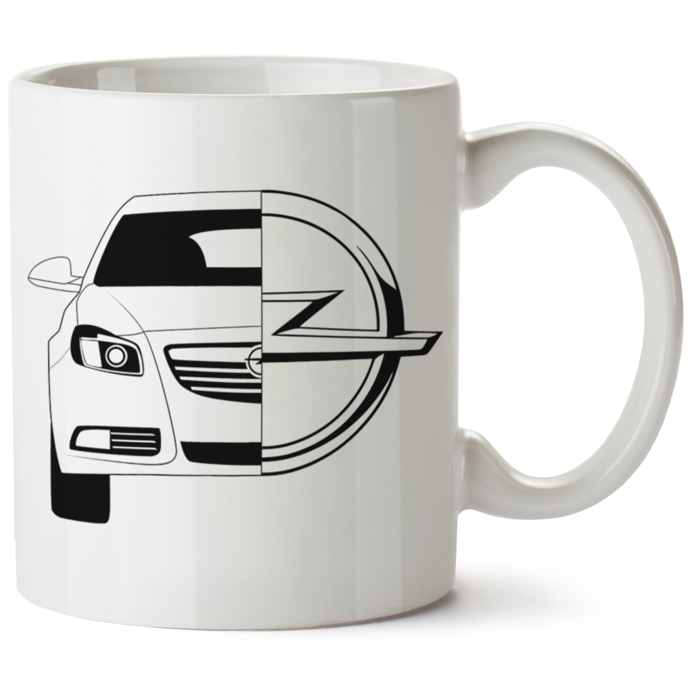 Opel Corsa E Baskılı Porselen Kupa Bardak