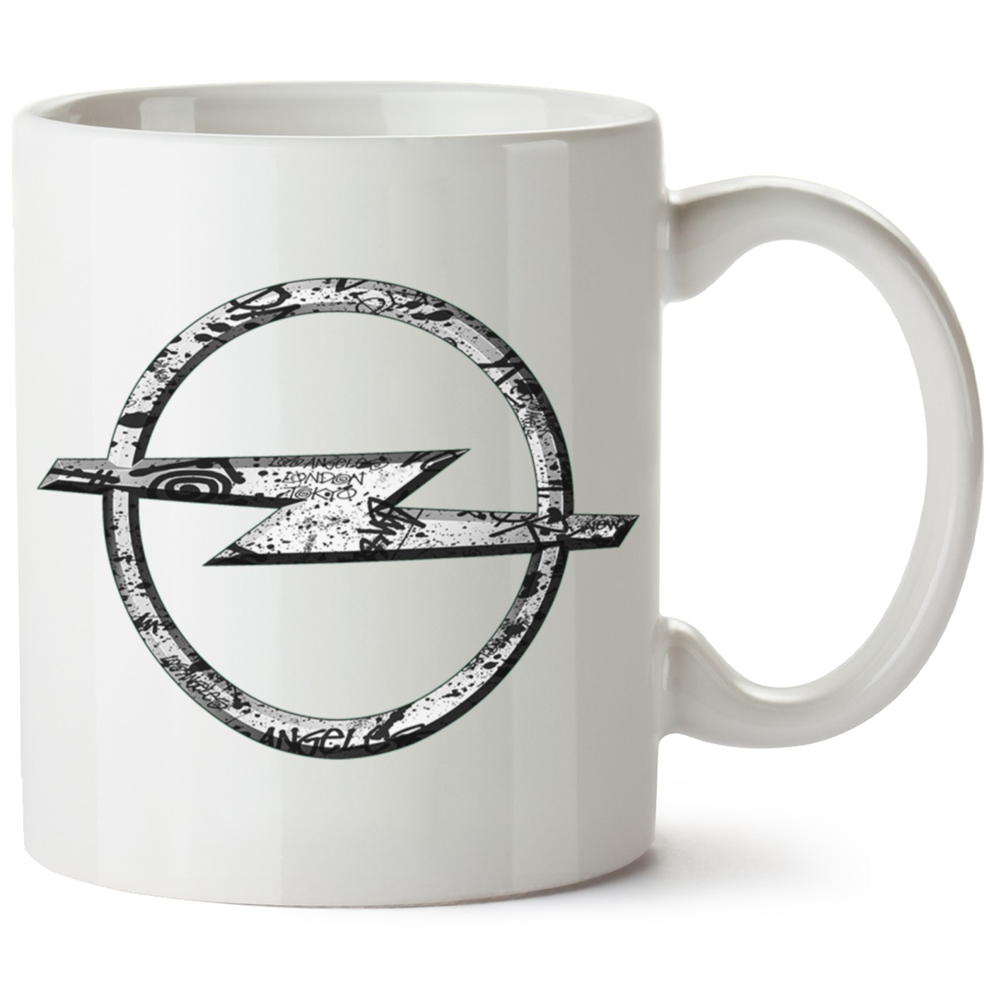 Opel Logo Baskılı Porselen Kupa Bardak