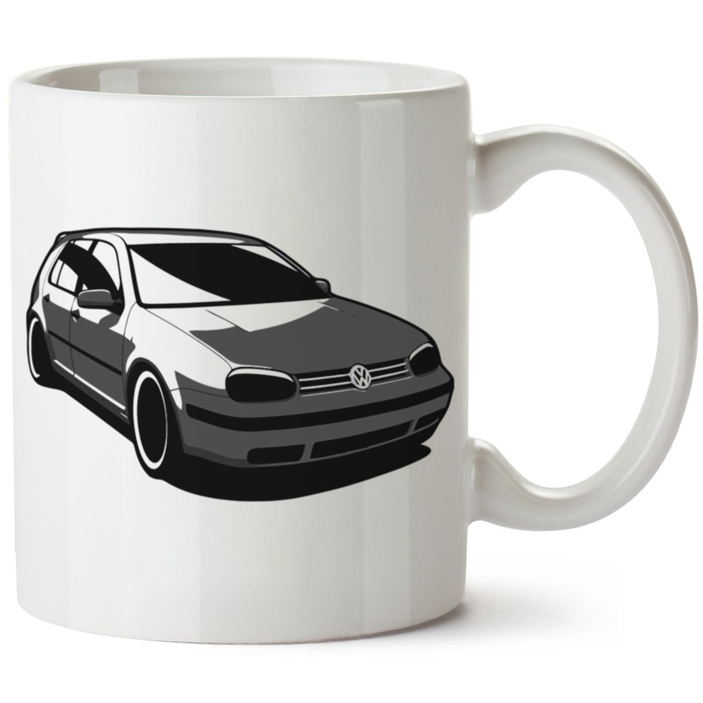 Vw Golf 4 Baskılı Porselen Kupa Bardak