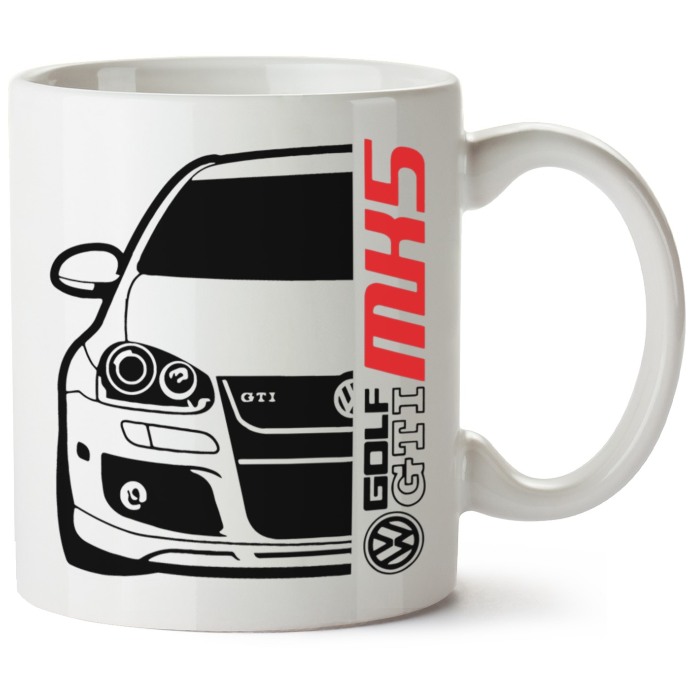 Vw Golf 5 Baskılı Porselen Kupa Bardak