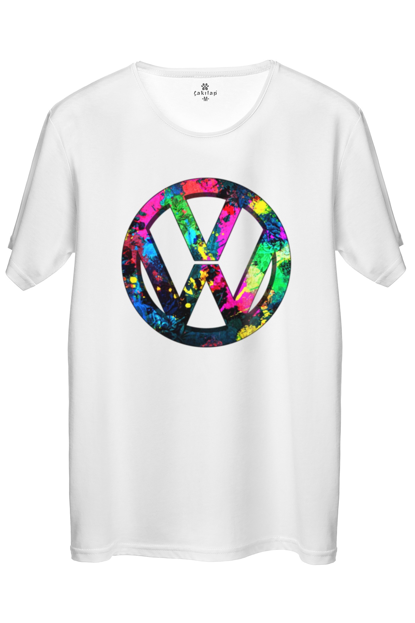 Vw Logo Baskılı Regular Tişört