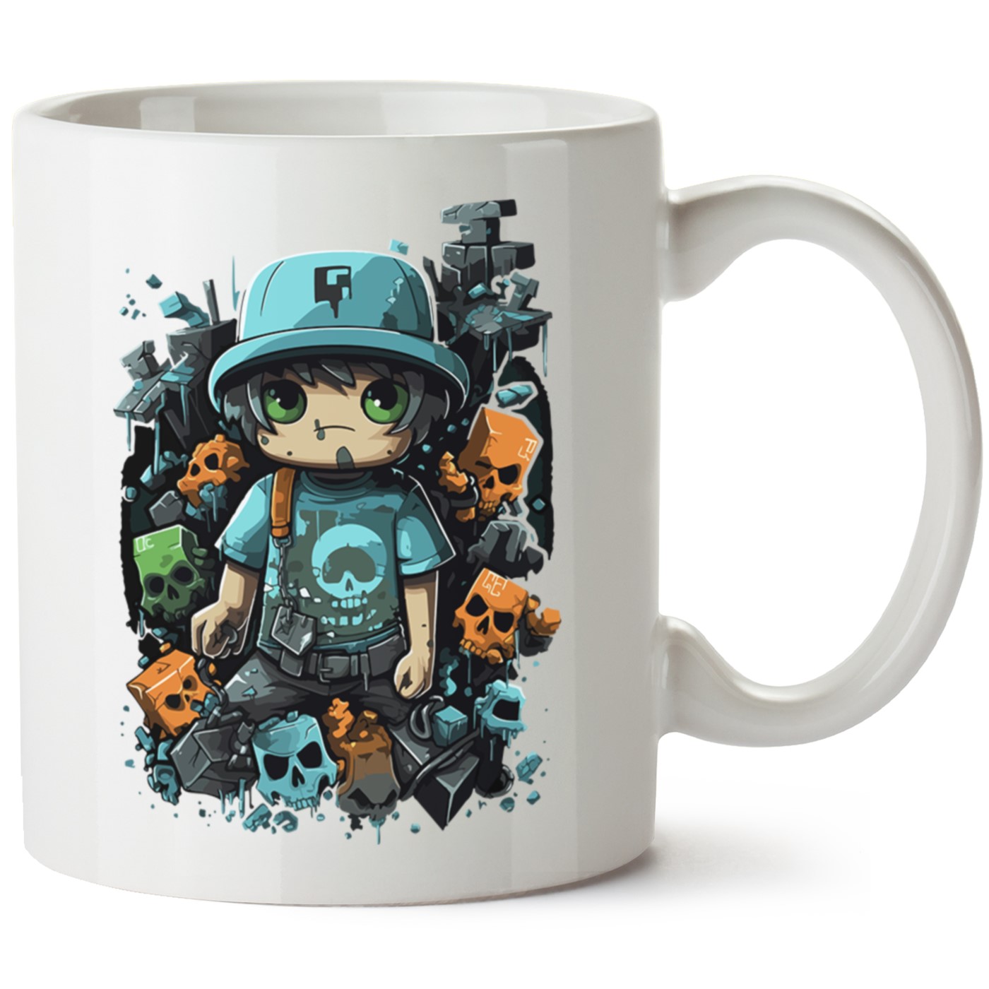 Kirli Çocuk Baskılı Porselen Kupa Bardak