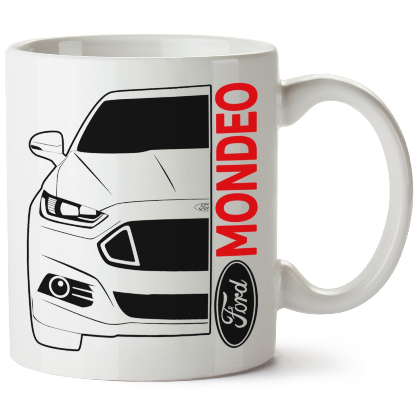 Ford Mondeo Mk5 Baskılı Porselen Kupa Bardak