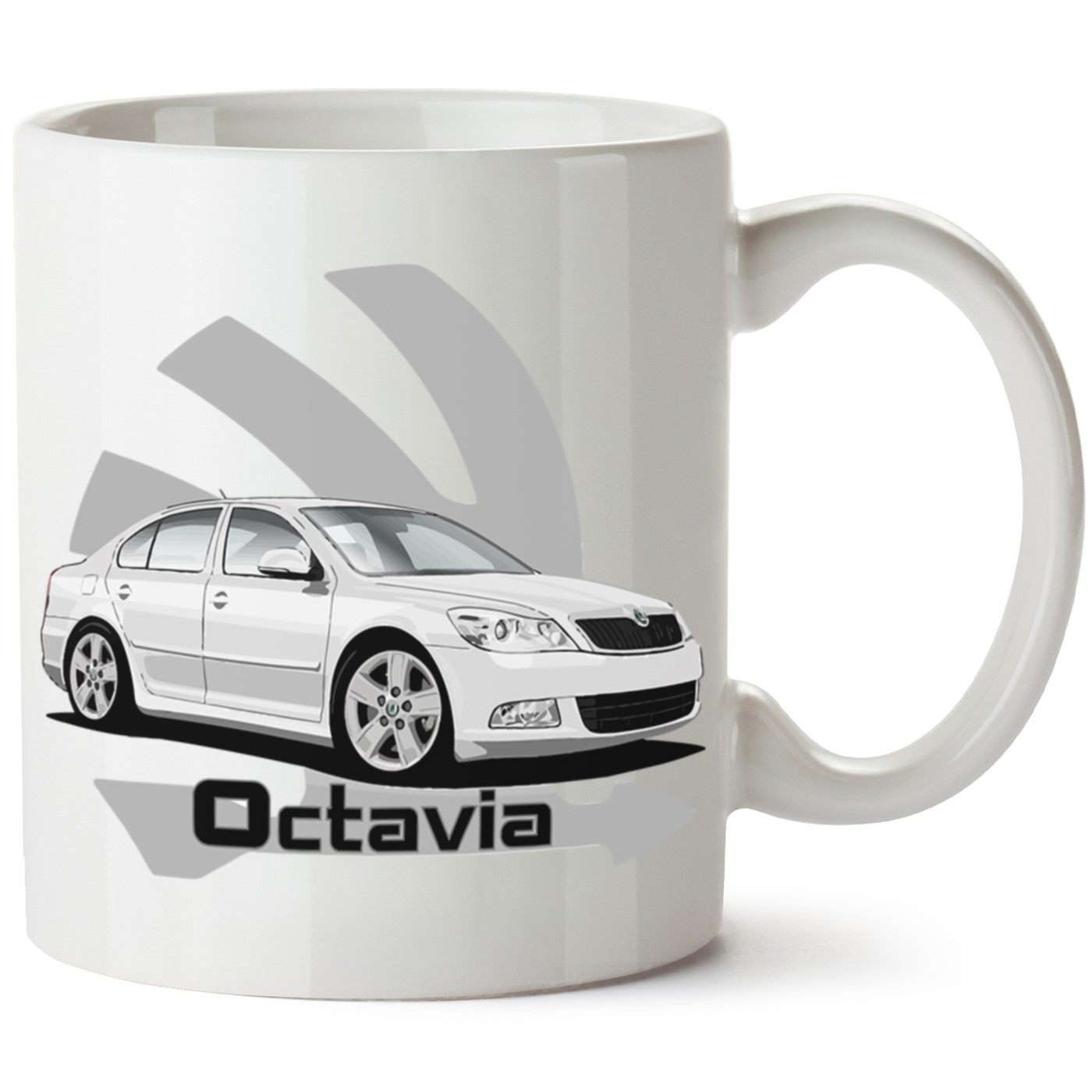 Skoda OctaviaA6 Baskılı Porselen Kupa Bardak