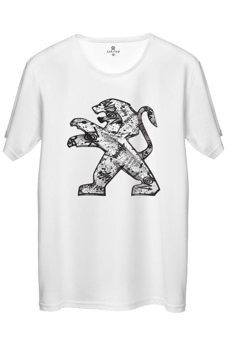 Peugeot Logo Baskılı Regular Tişört