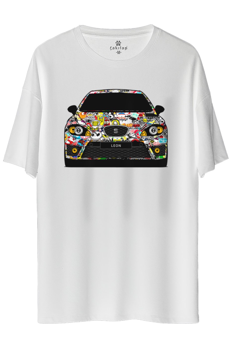 Seat Leon Mk2 Baskılı Oversize Tişört