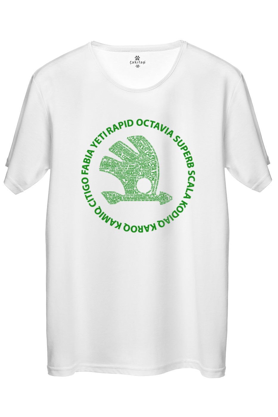 Skoda Logo Baskılı Regular Tişört