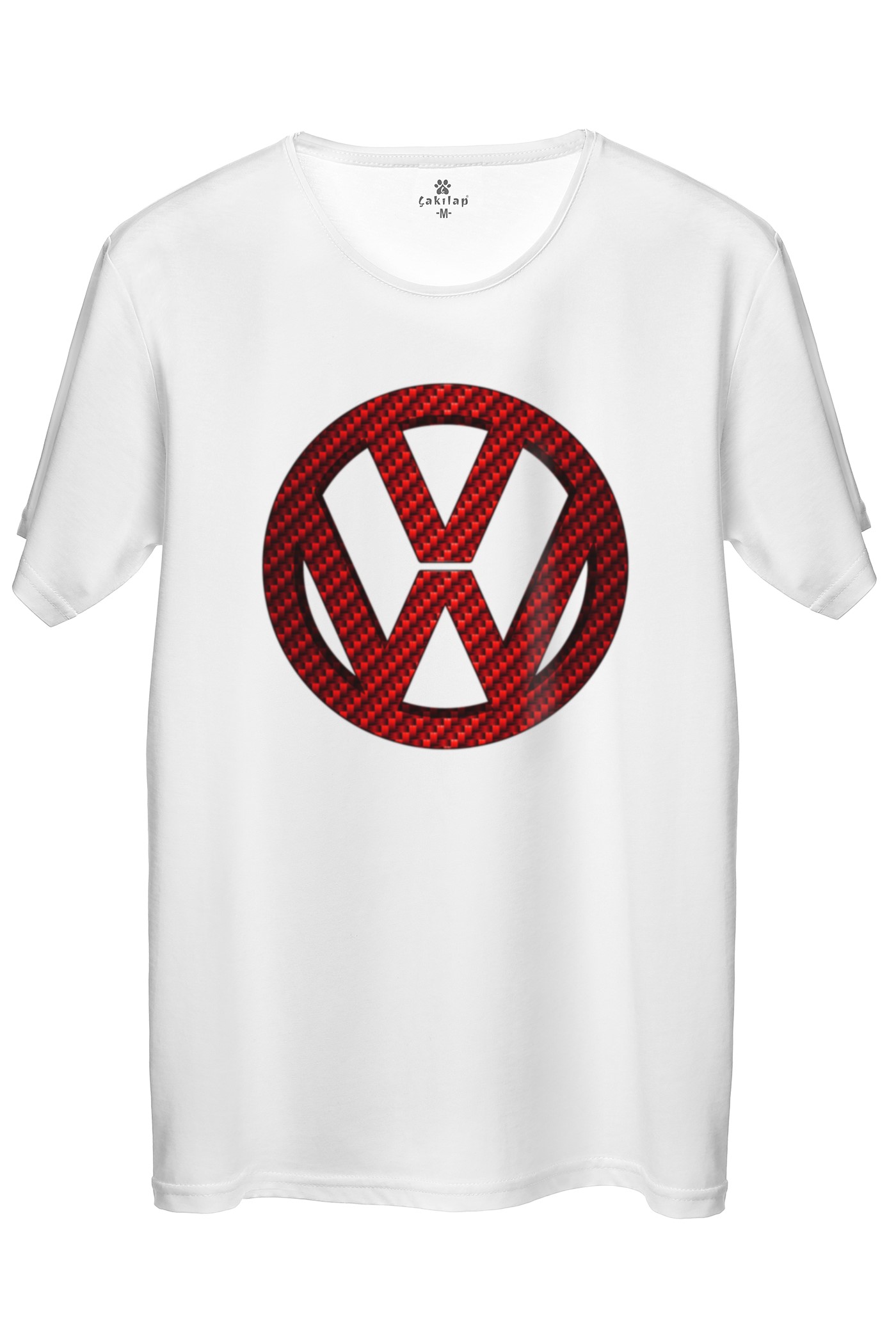 Vw Logo Baskılı Regular Tişört