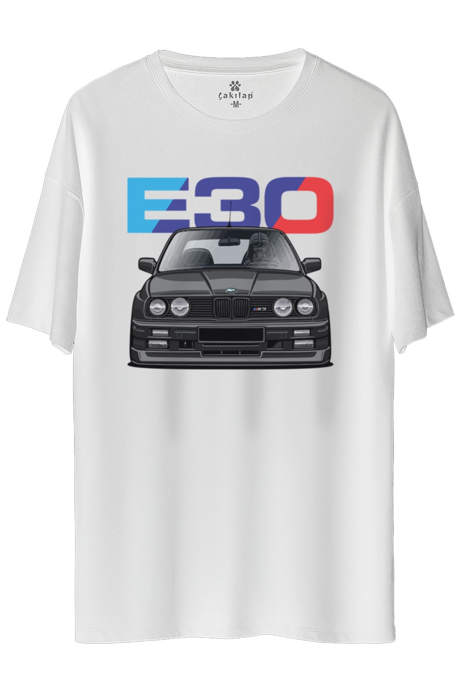 Bmw E30 Baskılı Oversize Tişört