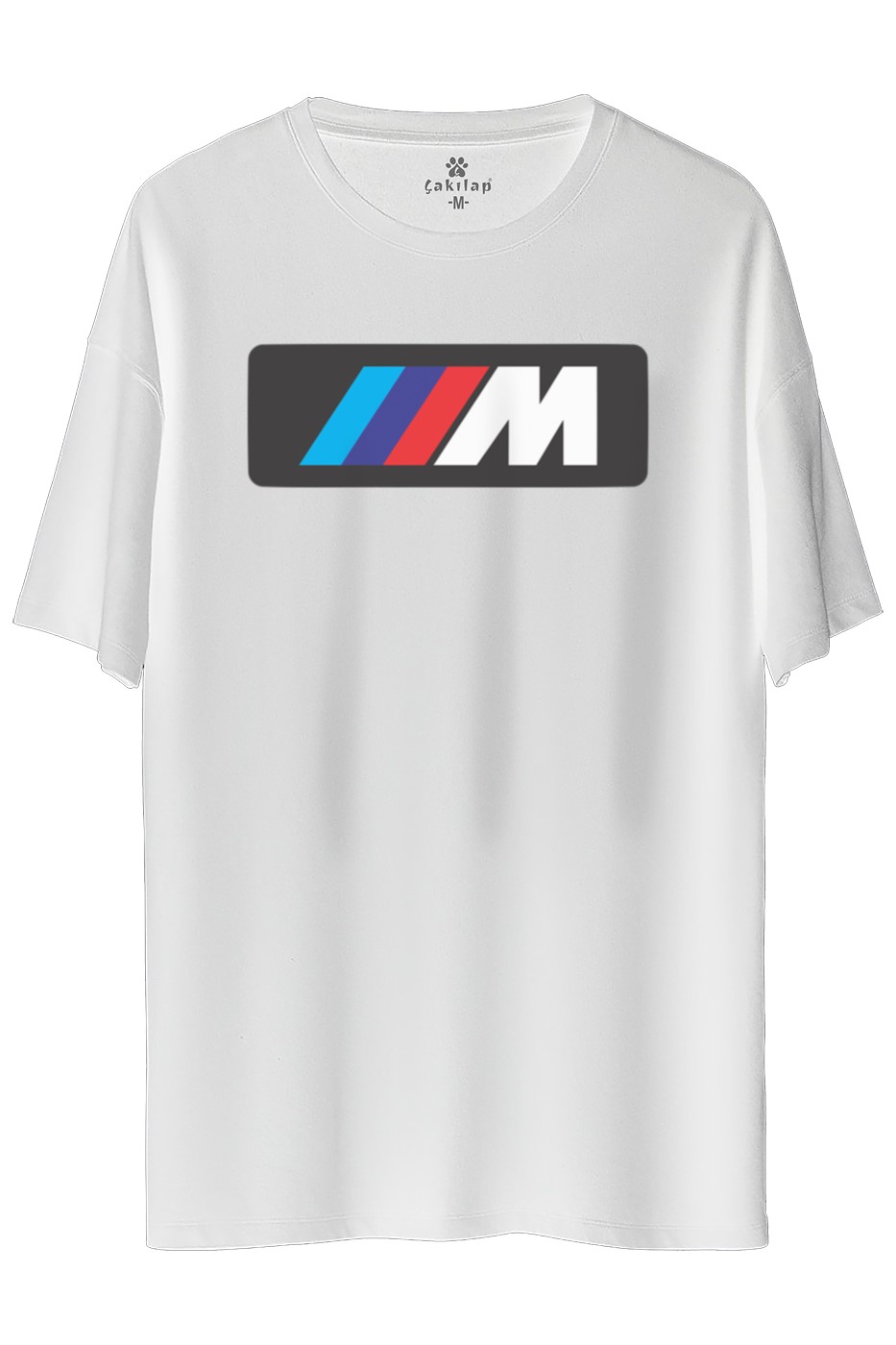 Bmw M Logo Baskılı Oversize Tişört