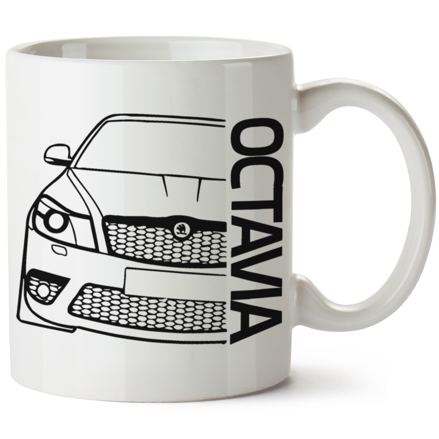 Skoda OctaviaA6 Baskılı Porselen Kupa Bardak