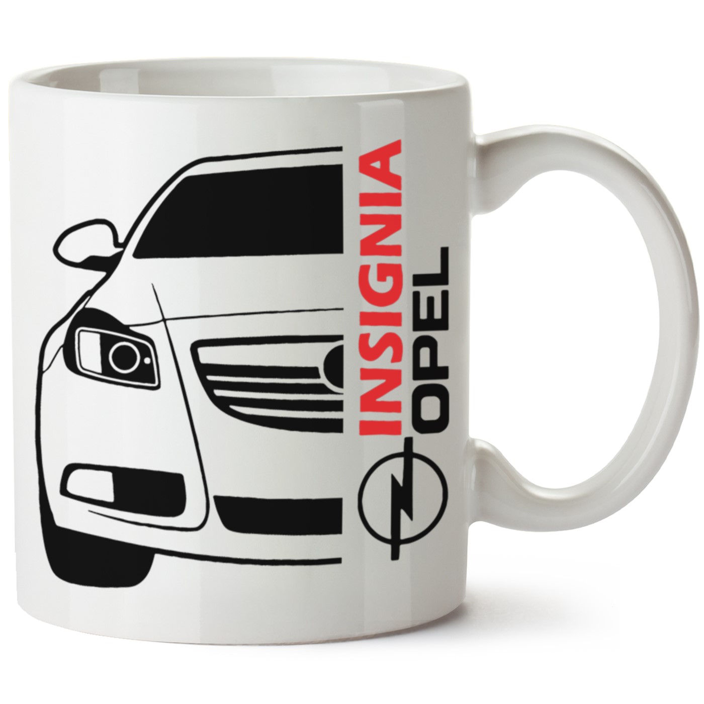 Opel Corsa E Baskılı Porselen Kupa Bardak