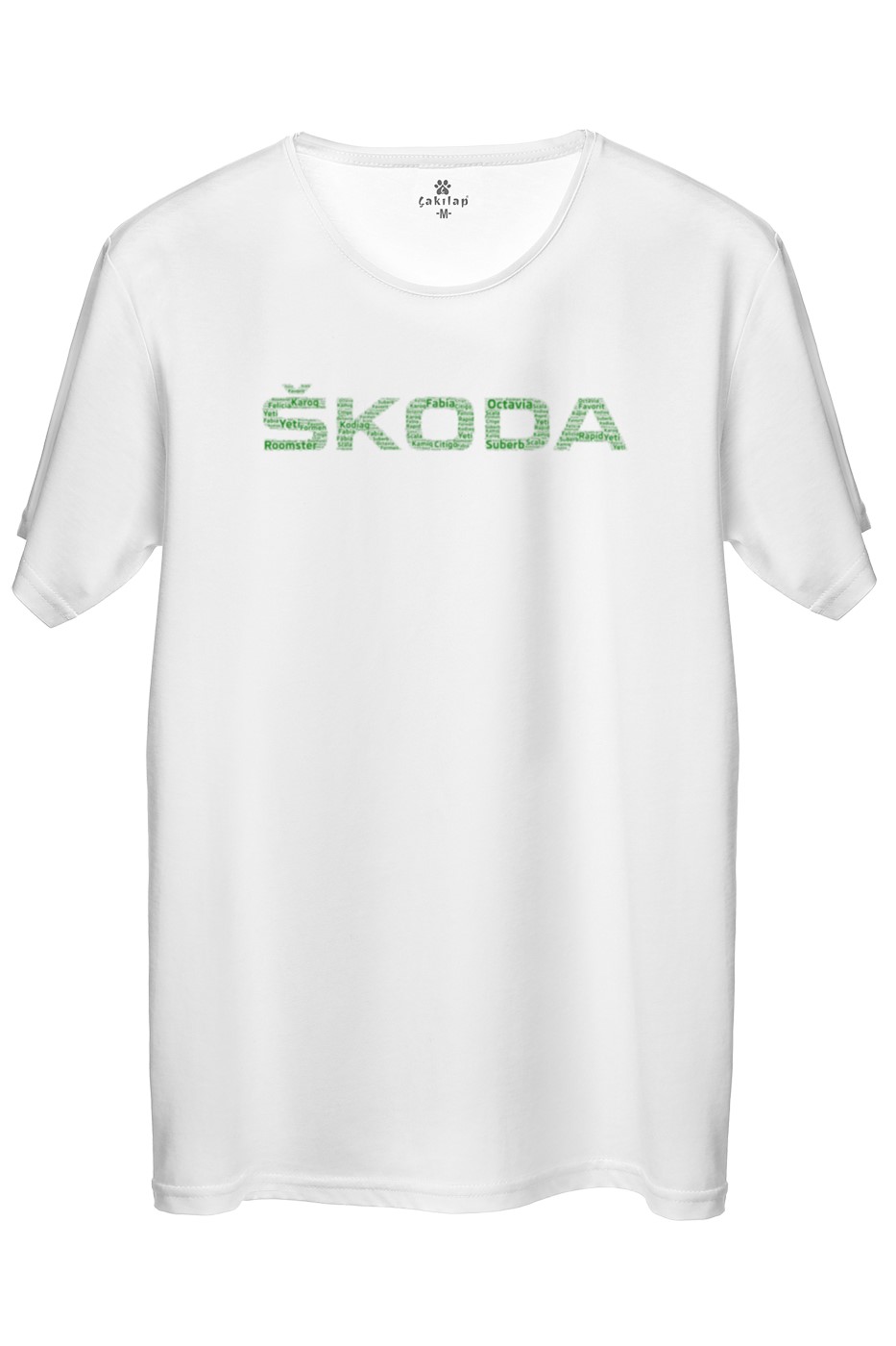 Skoda Logo Baskılı Regular Tişört