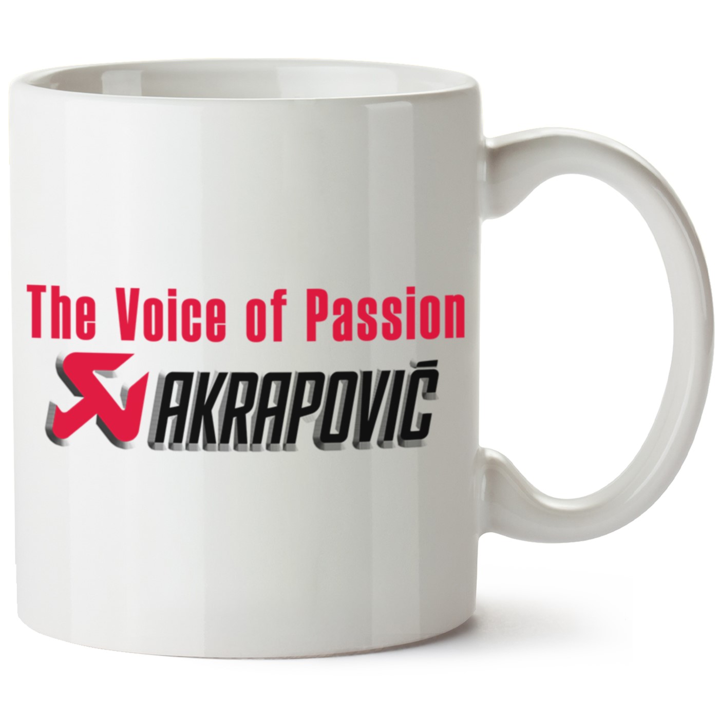 AkrapovicLogo Baskılı Porselen Kupa Bardak