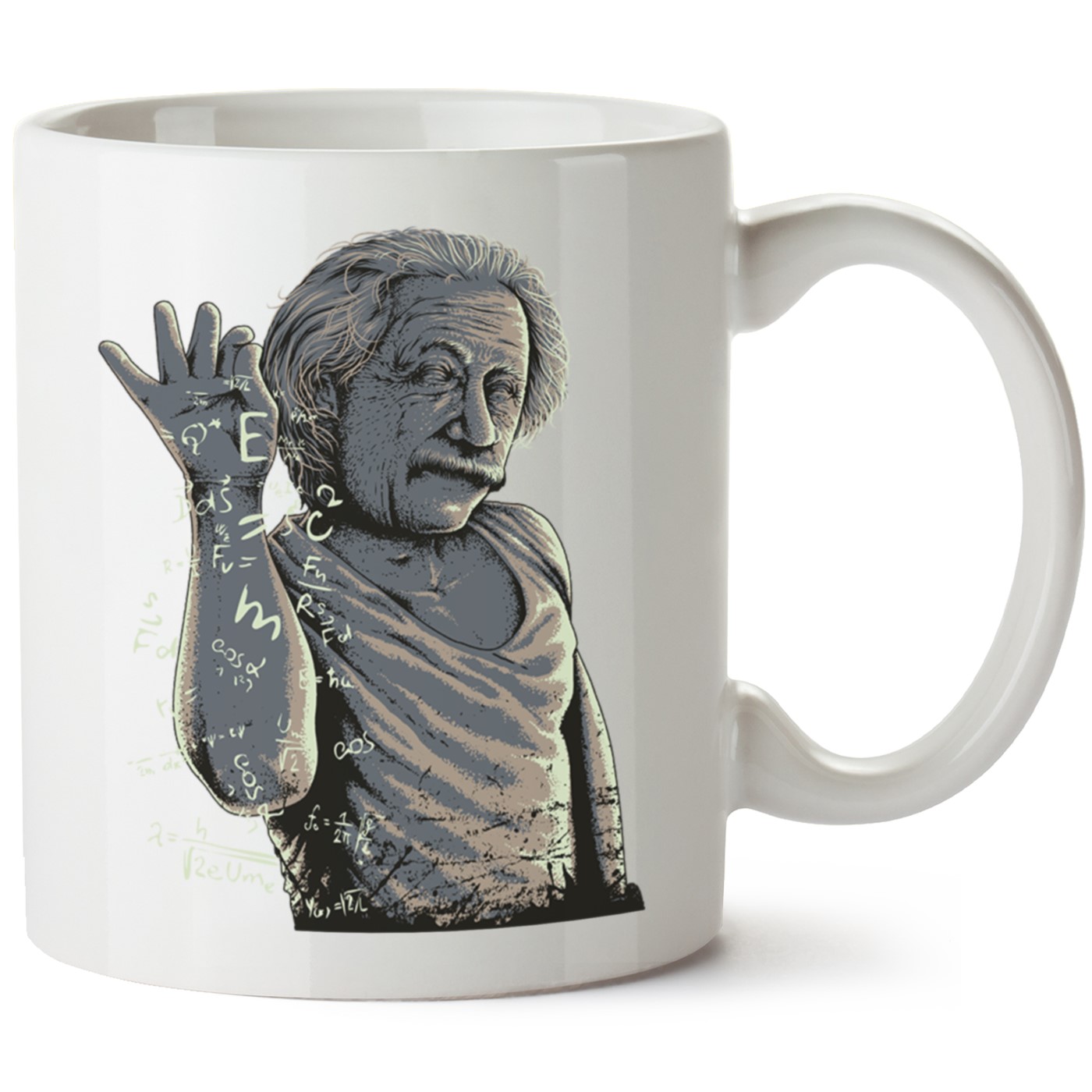 Albert Einstein Baskılı Porselen Kupa Bardak