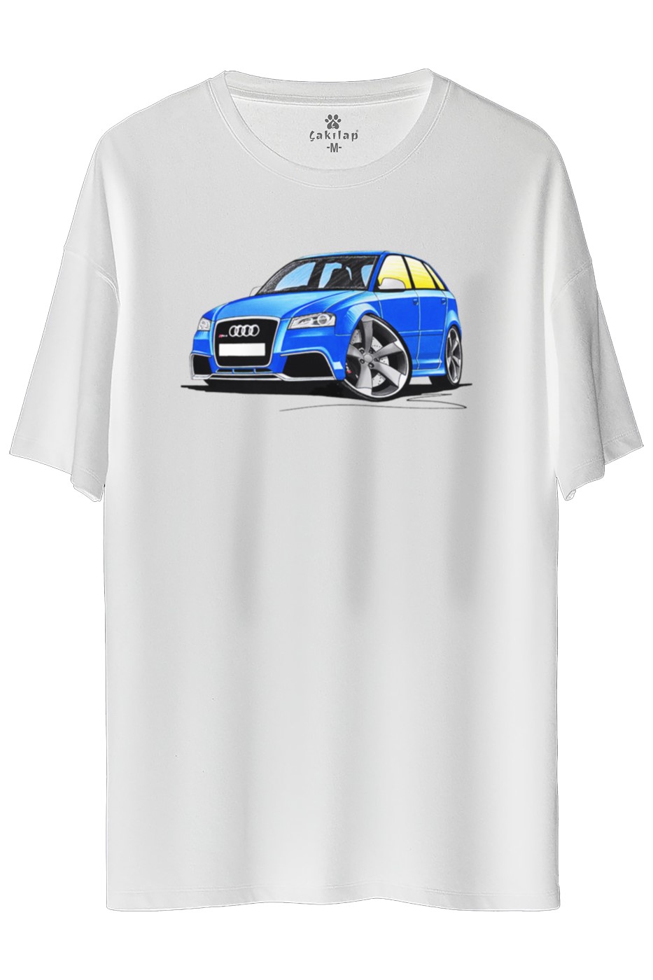 Audi A3 Mk2 Baskılı Oversize Tişört