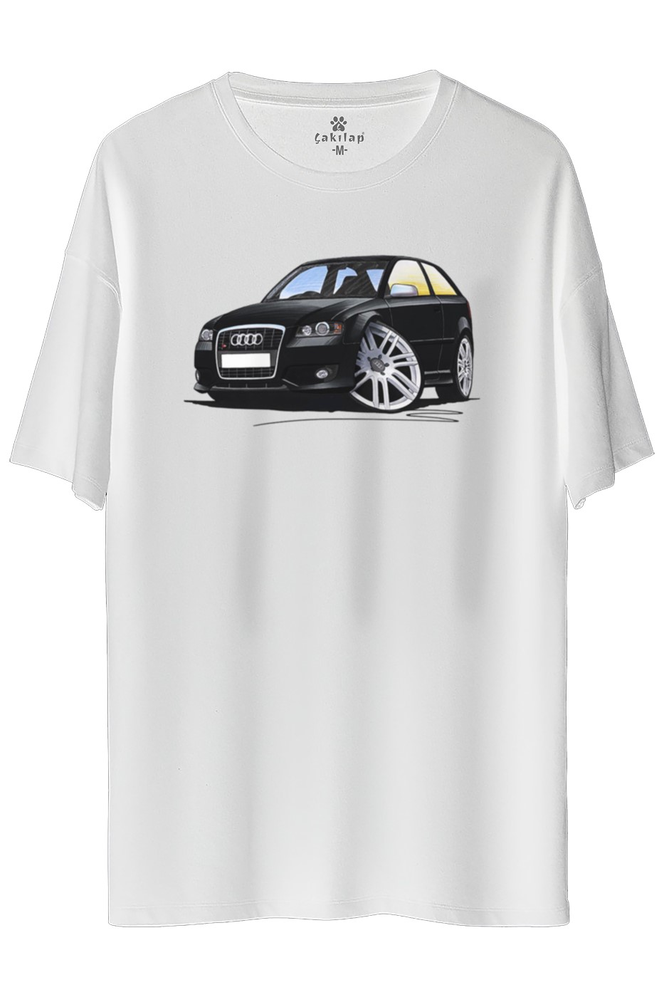 Audi A3 Mk2 Baskılı Oversize Tişört