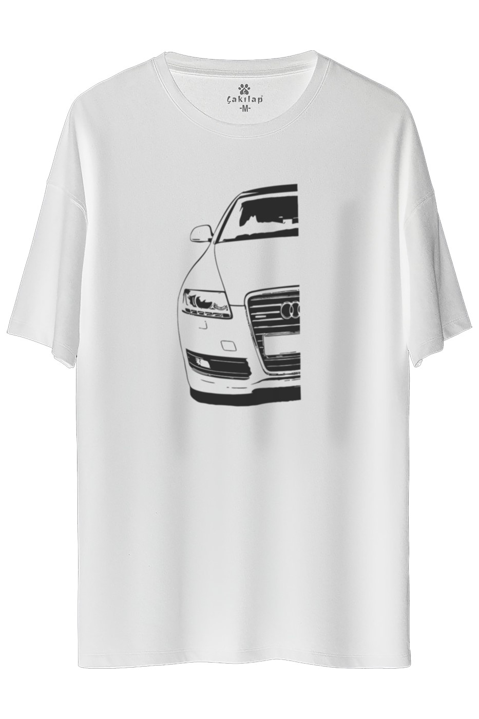 Audi A6 Baskılı Oversize Tişört
