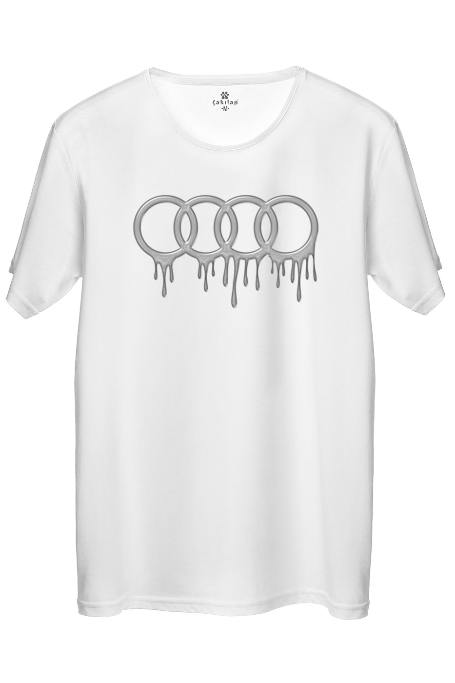 Audi Logo Baskılı Regular Tişört