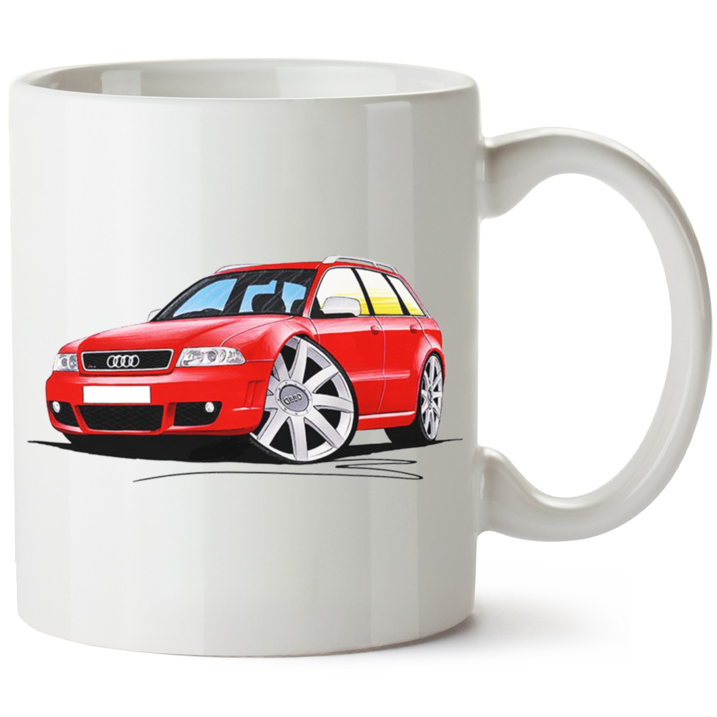 Audi A4 Mk1 Baskılı Porselen Kupa Bardak